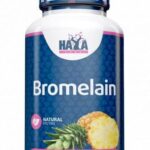 "Bromelain 500mg"  Ananasu ekstraktas bromelainas 'Haya Labs' (60tabl/60porc)