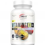 "Vitamins B Plus" Vitaminų B Kompleksas Energijai/Nervinei Sistemai 'Genius Nutrition' (60kaps/60porc)
