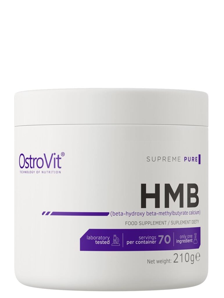 "HMB" Metabolitas/Anti-Katabolikas/Raumenų Sintezei 'Ostrovit' (210g/70porc) | Klinikinio lygio ilgaamžiškumo protokolas, Raumenų Hipertrofija ir |5| Super Sale papildas.