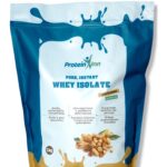 "Whey Isolate Peanuts" Grynas Proteino Izoliatas ‘Protein Inn’ (1000g/33porc/26g balt)