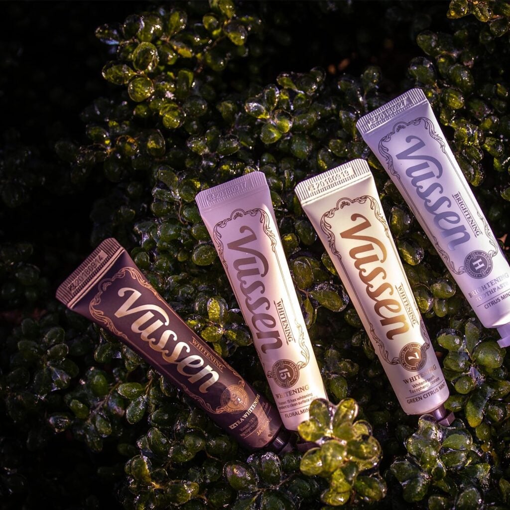 “Vussen S Sensitive” Dantų Pasta be Fluoro Jautriems Dantims ‘Osstem Pharma’ (120g) - produkto nuotrauka 2, Visos Prekės ir Sveika Higiena.
