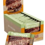 “Gooey Filled Cookie Choco Caramel” Veganiškas Sausainis su Įdaru ‘MyProtein’ (75g)