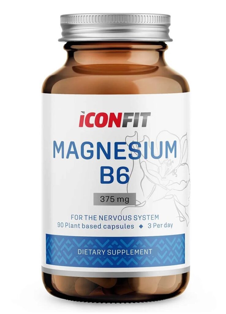 Magnesium B6 - Magnis Raumenims | Iconfit Nutrition (90 kaps) - Moksliškai pagrįstas veiksmingumas Magnesium B6 - Magnis Raumenims | Iconfit Nutrition (90 kaps) | Klinikinio lygio ilgaamžiškumo protokolas, SVEIKATA ir |4| Super Sale papildas.