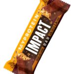 "Impact Bar Caramel Nut" Baltyminis Batonėlis 'MyProtein' (64g)