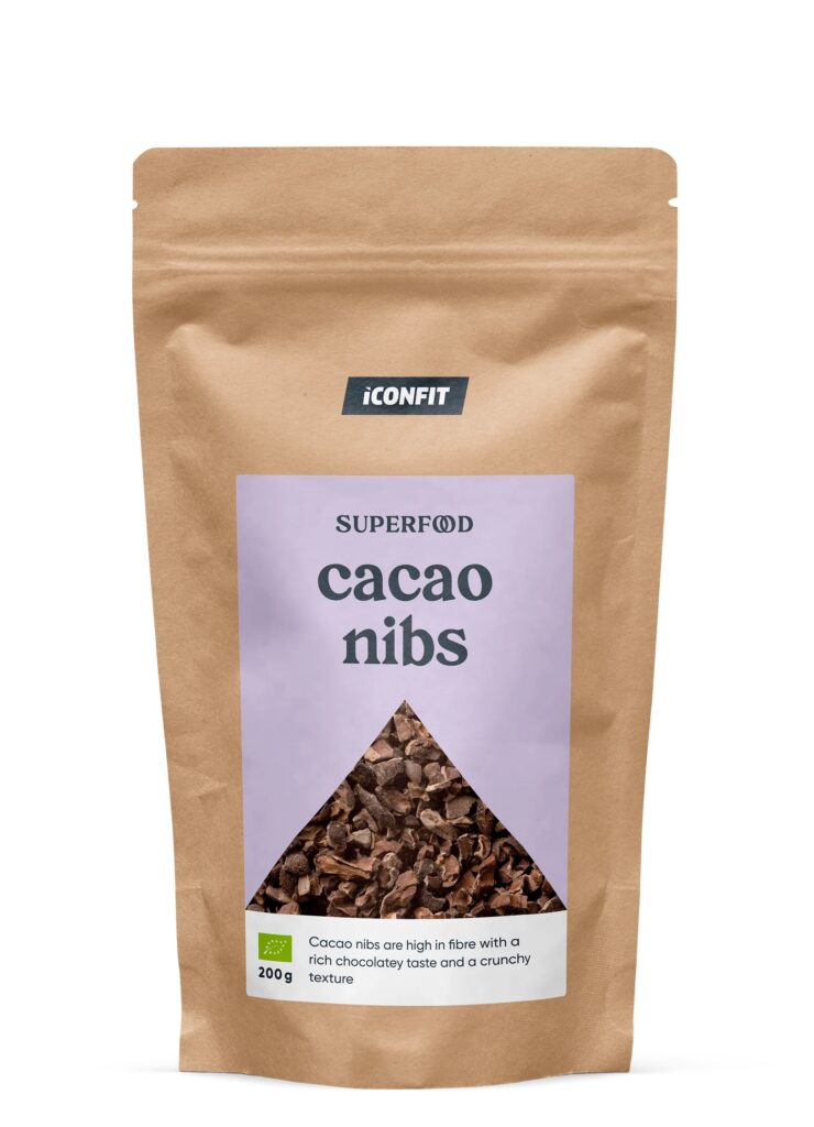 „Cacao Nibs“ Skaldyti kakavos pupelių gabaliukai ‘Iconfit’ (200g) - Moksliškai pagrįstas veiksmingumas „Cacao Nibs“ Skaldyti kakavos pupelių gabaliukai ‘Iconfit’ (200g) | Klinikinio lygio ilgaamžiškumo protokolas, |4| Super Sale ir FUNKCINIS MAISTAS papildas.