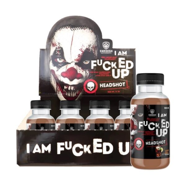 "I Am F*cked UP" Pre-workout SHOT 'Swedish Supplements' (100ml/1porc) - Image 2