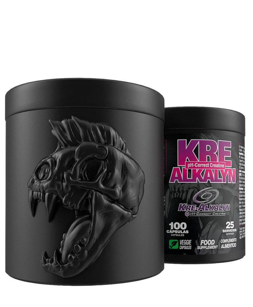 "Kre-Alkalyn Raw One" Krealkalinas 'Zoomad Labs' (100kaps/25porc) | Klinikinio lygio ilgaamžiškumo protokolas, Visos Prekės ir Kreatinas papildas.