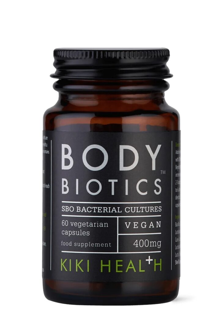 "Body Biotics" Probiotikai, Gerosios Bakterijos 'KIKI Health' (30 kapsulių) | Klinikinio lygio ilgaamžiškumo protokolas, SVEIKATA ir Imunitetui Stiprinti papildas.