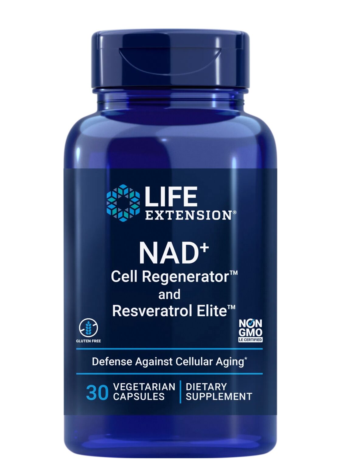 "NAD+ Anti-Aging" Ilgaamžiškumo Papildas 'Life Extension' (30kaps/30porc) | Klinikinio lygio ilgaamžiškumo protokolas, LONGEVITY ir Anti-aging papildas.