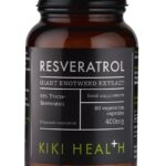 "Resveratrol" Grynas Trans-Resveratrolis 98% 'KIKI Health' (60kaps/60porc)