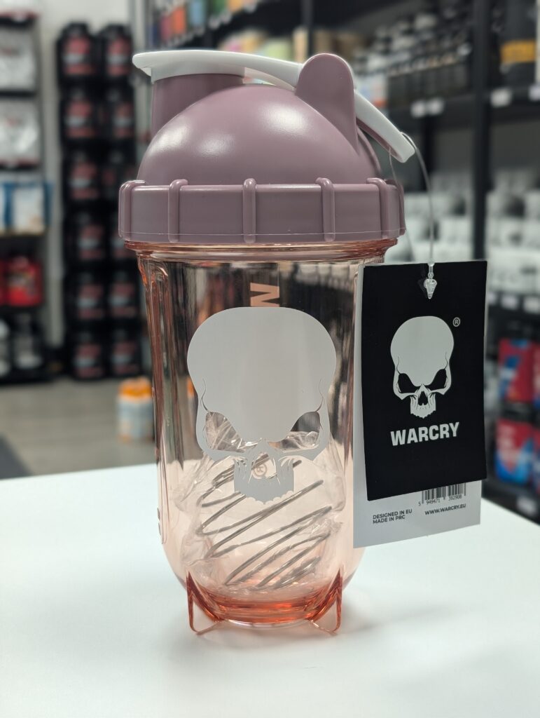 WARCRY Pale Pink – Aukščiausios kokybės sportinė gertuvė | Genius Nutrition | 500 ml - produkto nuotrauka 1, AKSESUARAI ir Gertuvės Sportui.