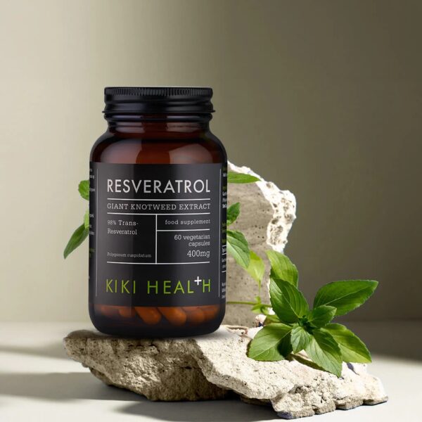 "Resveratrol" Grynas Trans-Resveratrolis 98% 'KIKI Health' (60kaps/60porc) - Image 2