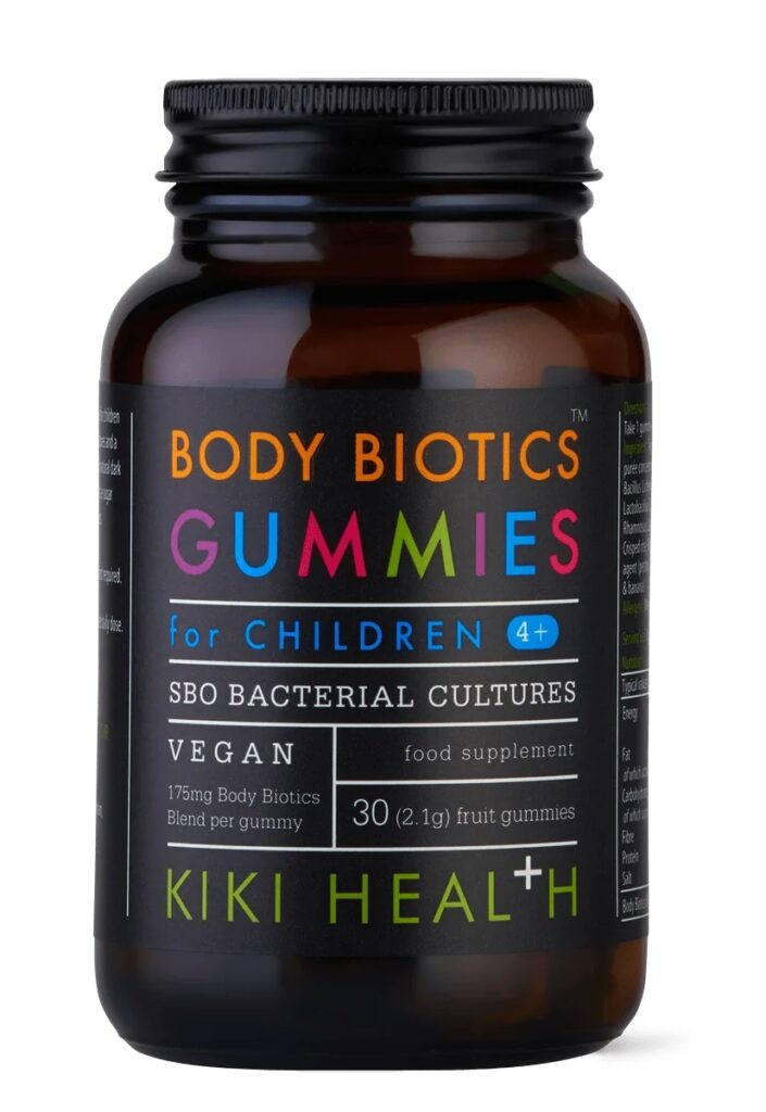 "Body Biotics Gummies" Gerosios Bakterijos Vaikams 'KIKI Health' (30kaps/30porc) - Moksliškai pagrįstas veiksmingumas "Body Biotics Gummies" Gerosios Bakterijos Vaikams 'KIKI Health' (30kaps/30porc) | Klinikinio lygio ilgaamžiškumo protokolas, SVEIKATA ir Visos Prekės papildas.