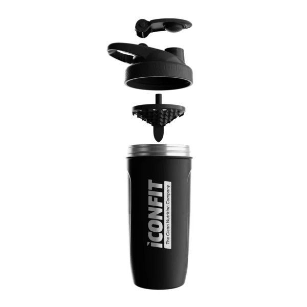 "Iconfit Smartshake Reforce" Metalinė Gertuvė/Plaktuvė Sportui 'Iconfit Nutrition' 900ml - Image 3