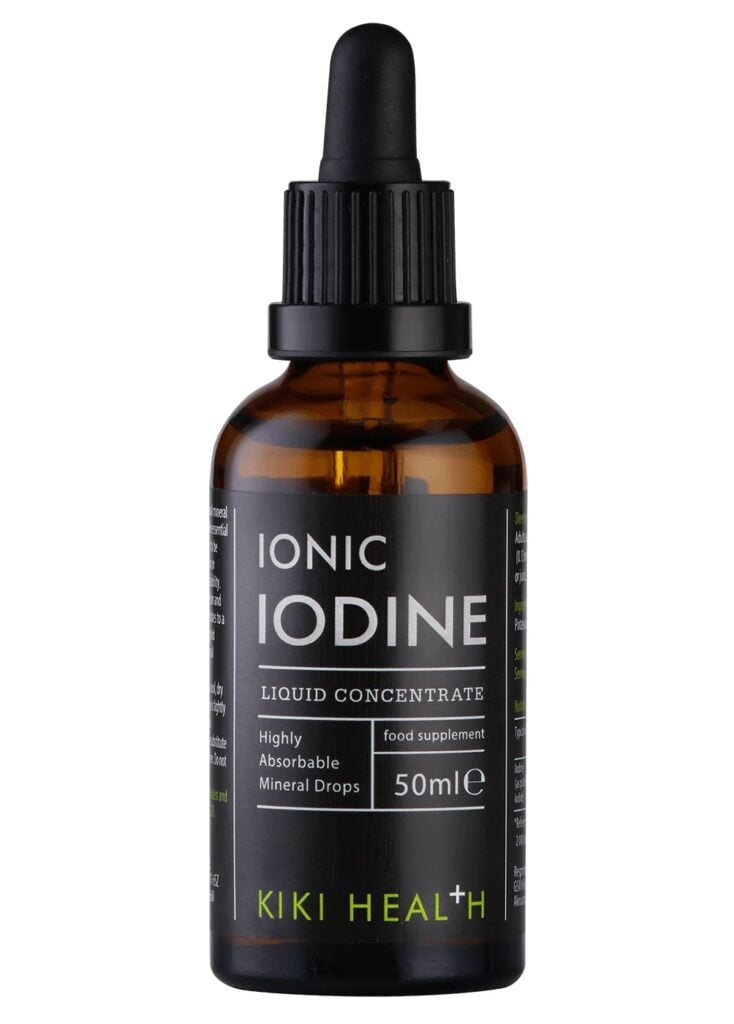 "Ionic Iodine" Joninis Jodas Skystas Koncentratas 'KIKI Health' (50ml/384porc) | Klinikinio lygio ilgaamžiškumo protokolas, SVEIKATA ir VEGETARAMS/VEGANAMS papildas.