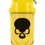 "Warcry® Yellow" plaktuvė/gertuvė su Kamuoliuku 'Warcry' 500ml
