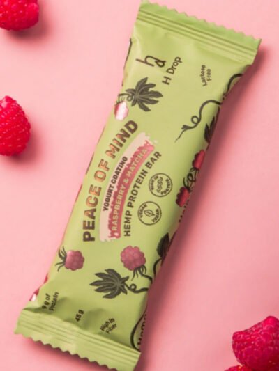 Peace-Of-Mind-raspberry-matcha-baltyminis-batonelis-vegan-hemp-bar