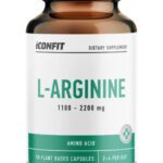 "L-Arginine" L-Argininas Amino Rūgštis 'Iconfit' (90kaps/45porc)