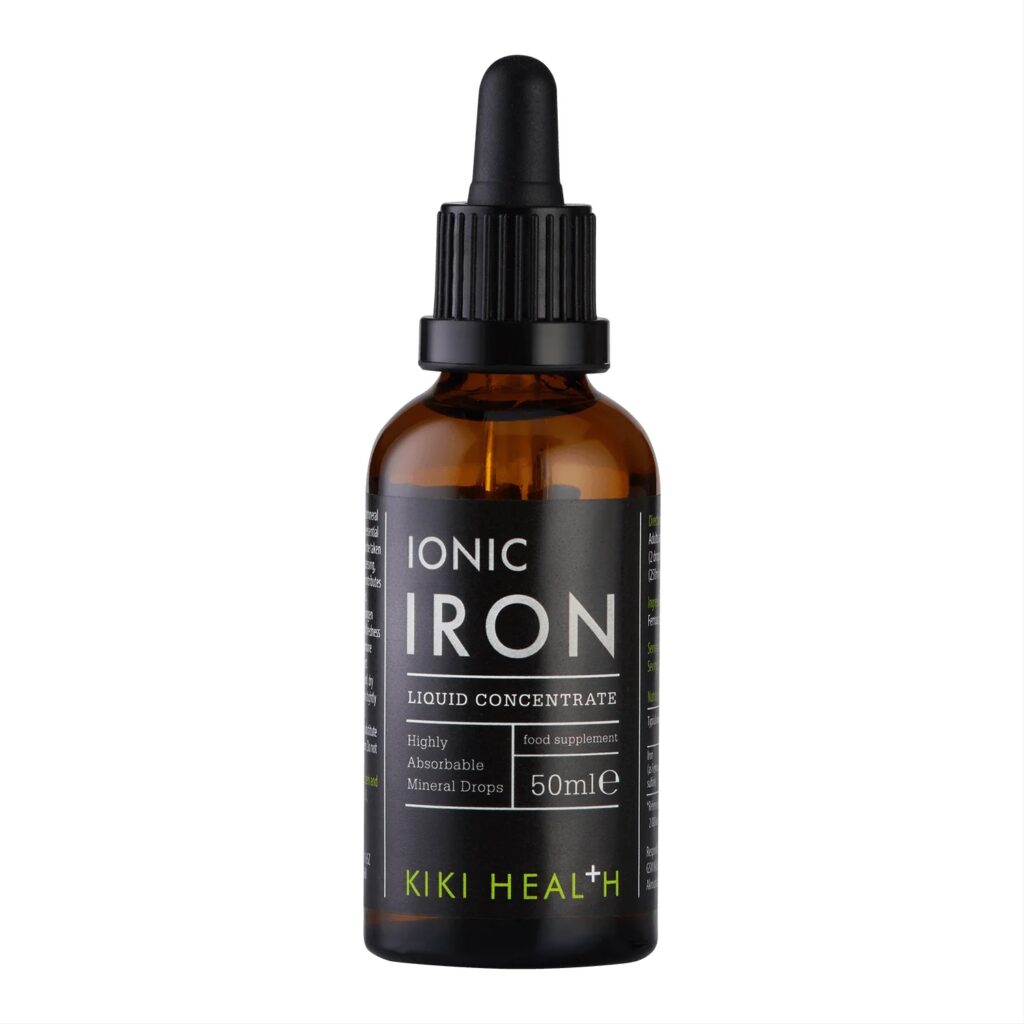 "Ionic Iron" Joninė Geležis Skystas Koncentratas 'KIKI Health' (50ml/25porc) - produkto nuotrauka 1, SVEIKATA ir Moters Sveikata.