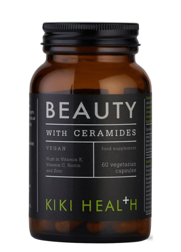 "Beauty with Ceramides" Kompleksas Odai, Plaukams, Nagams 'KIKI Health' (60kaps) | Klinikinio lygio ilgaamžiškumo protokolas, SVEIKATA ir Moters Sveikata papildas.