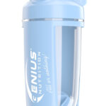 "GN G-SHAKER Blue 500ml" plaktuvė/gertuvė su Kamuoliuku 'Genius Nutrition' 500ml