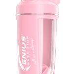"GN G-SHAKER Pink 500ml" plaktuvė/gertuvė su Kamuoliuku 'Genius Nutrition' 500ml