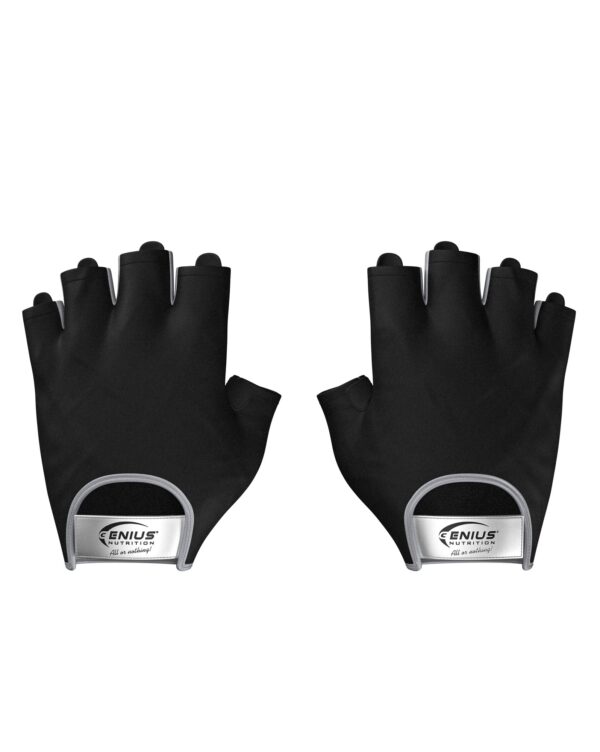"Gym Gloves GG-4" Treniruočių Pirštinės Juodos 'Genius Nutrition' - Image 2