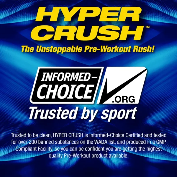"Hyper Crush" Pre-Workout energetikas 'Maximum Human Performance' (453g) - Image 2