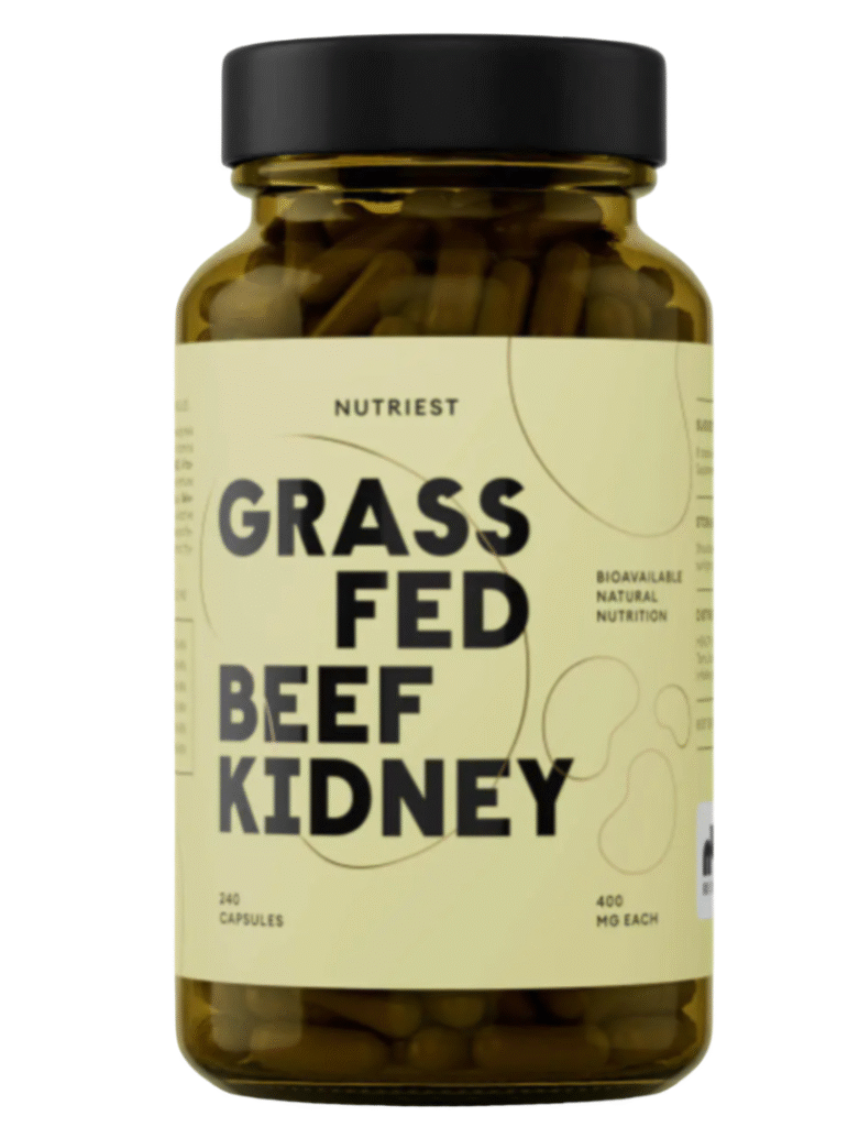„Grass Fed Beef Kidney“ Grass-Fed Liofilizuoti jaučio inkstai ‘Nutriest’ (240 kaps) - Moksliškai pagrįstas veiksmingumas „Grass Fed Beef Kidney“ Grass-Fed Liofilizuoti jaučio inkstai ‘Nutriest’ (240 kaps) | Klinikinio lygio ilgaamžiškumo protokolas, Organų Papildai ir SVEIKATA papildas.