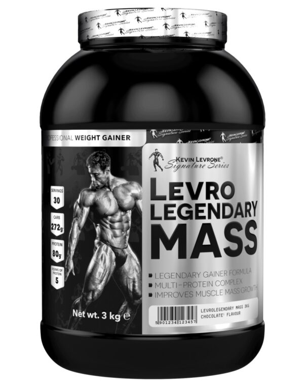 Levrone Legendary Mass – angliavandenių ir baltymų mišinys Kevin Levrone
