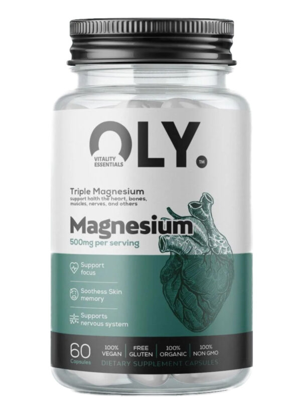LY Triple Magnesium 500mg – veganiškas papildas magnio formų kompleksu