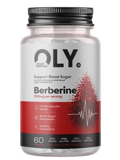Berberine 500 mg – OLY yra aukštos koncentracijos papildas padedantis palaikyti gliukozės balansą, sveiką cholesterolį, stiprina širdies ir kraujagyslių funkciją bei imunitetą.