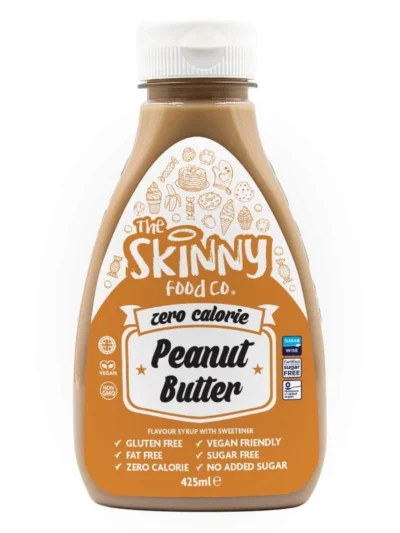 Zero-Calorie Sugar-Free Peanut Butter Syrup 425 ml, vegan, sugar-free