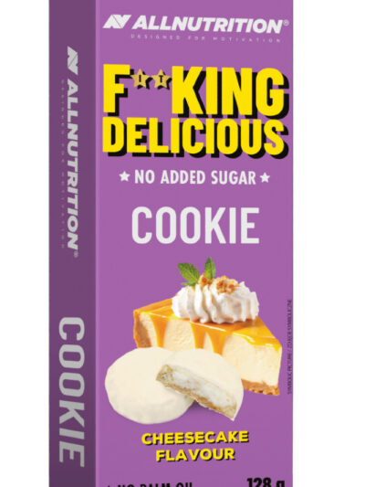 ALLNUTRITION Fitking Cookie Cheesecake Flavour – sūrio pyrago skonio sausainiai (128 g)
