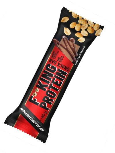 ALLNUTRITION Fitking Protein Snack Bar – šokolado ir žemės riešutų skonis (40 g)