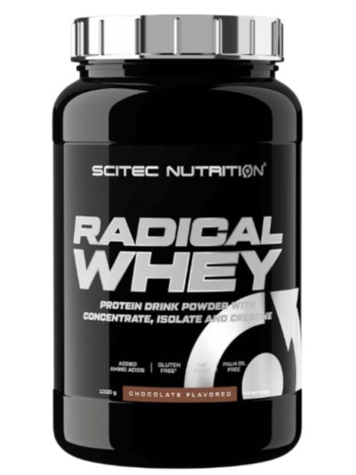 Scitec Nutrition Radical Whey – baltymų mišinys su kreatinu ir amino rūgštimis (1 kg)
