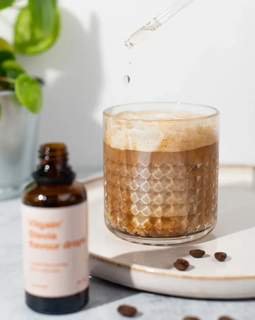 Stevia Drops – Kokoso skonio lašai su stevija be kalorijų | Vilgain (50 ml) - produkto nuotrauka 4, FUNKCINIS MAISTAS ir Padažai be Kalorijų ir Skonio Lašai.