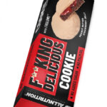 Fitking Delicious Cookie Peanut Butter Strawberry Jelly – žemės riešutų sviesto ir braškių skonio sausainiai be pridėtinio cukraus | AllNutrition (128 g)