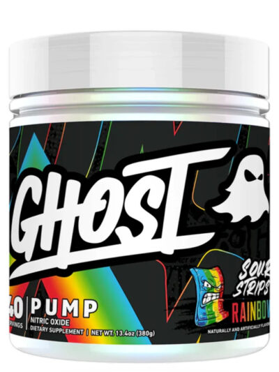 GHOST PUMP SOUR STRIPS Rainbow – non-stim pre-workout pump formulė
