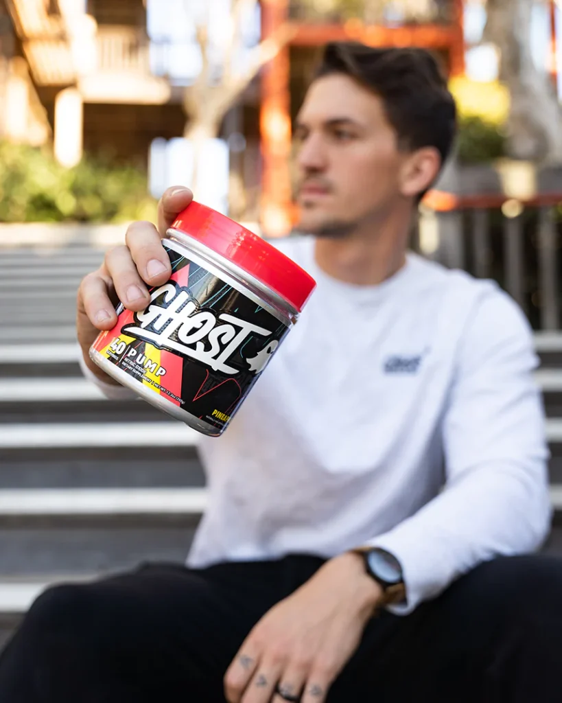 GHOST PUMP – pre-workout be stimuliantų | GHOST (40 porcijų) - Moksliškai pagrįstas veiksmingumas GHOST PUMP – pre-workout be stimuliantų | GHOST (40 porcijų) - produkto nuotrauka 3, Pre-workout papildai ir SPORTAS.