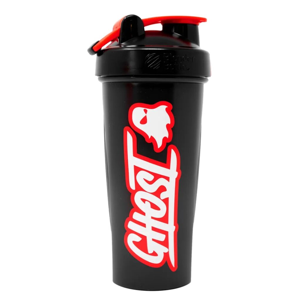 Ghost Shaker Cup Black – Stilinga Gertuvė, Plaktuvė | Blender Bottle (800 ml) | Klinikinio lygio ilgaamžiškumo protokolas, AKSESUARAI ir Gertuvės Sportui papildas.