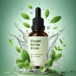 Stevia Drops – natūralūs skonio lašai su stevija be kalorijų | Vilgain (50 ml)
