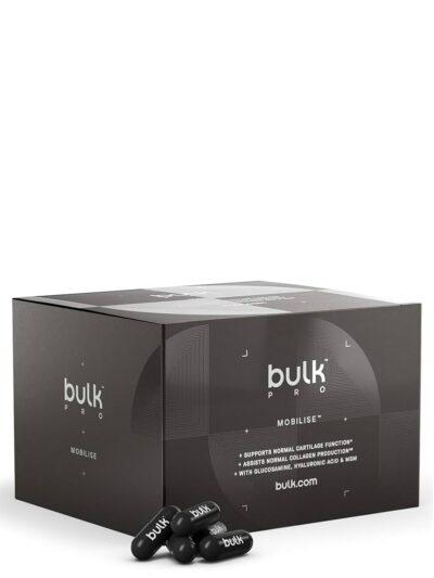 Bulk PRO Mobilise Sąnarių Kompleksas 180 kapsulių – 30 dienų kursas elitiniams sportininkams