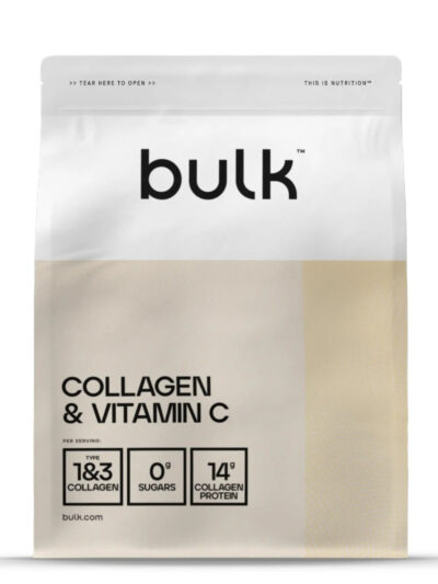 Bulk Collagen & Vitamin C hidrolizuoto kolageno peptidų milteliai