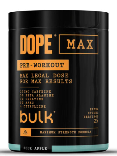 Dope Max prieštreniruotinis papildas su kofeinu – Bulk