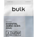 Essential Amino Acids (EAA) – nepakeičiamų aminorūgščių kompleksas | Bulk (500g / 33 porcijos)