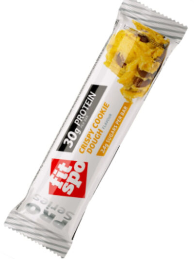 FitSpo Pro Crispy Cookie Dough baltyminis batonėlis 85 g