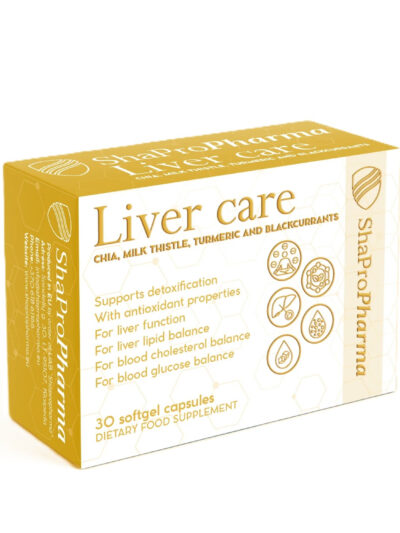 Shapro Pharma Liver Care kapsulės kepenų funkcijai ir detoksikacijai palaikyti