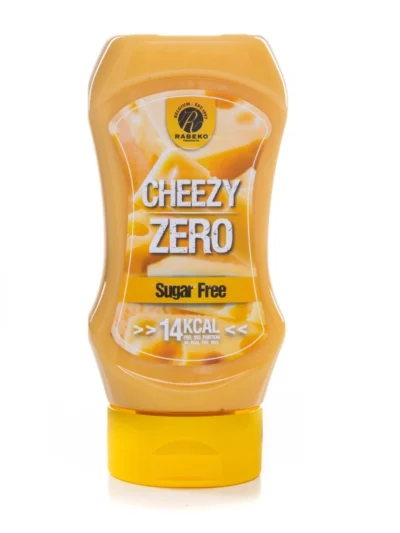 Rabeko Zero Cheezy Sauce maistinė vertė ir sudėtis.