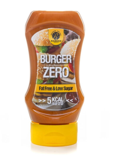 Rabeko Zero Burger padažo mėsainiams maistinė vertė ir sudėtis.